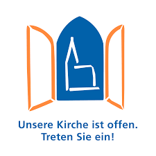 unsere kirche ist offen treten sie ein